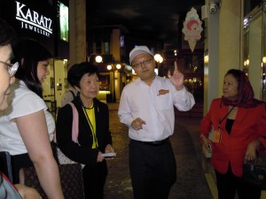 Content Manager conducts tour
